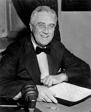 Les hommes politiques et la voyance, Franklin D. Roosevelt